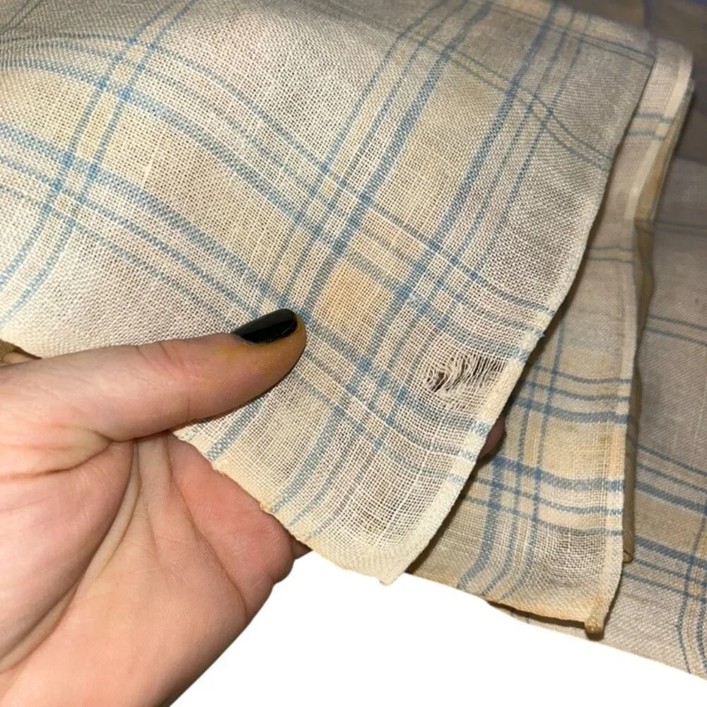 Vintage 100% LINEN 17x27